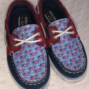 Size 10.5T sherry’s vineyard vine boat shoes GUC